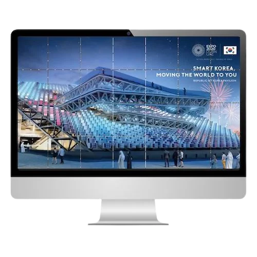 Microsite puzzle GAME EXPO2022 South Korea custom designed, custom build website project