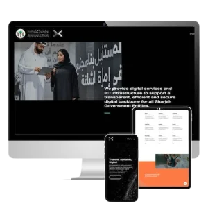Sharjah e-government department custom designed website project